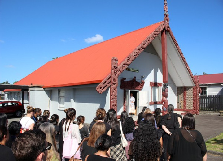 outside photo of Terenga Paraoa Marae