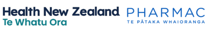 Health New Zealand  and Pharmac Logos